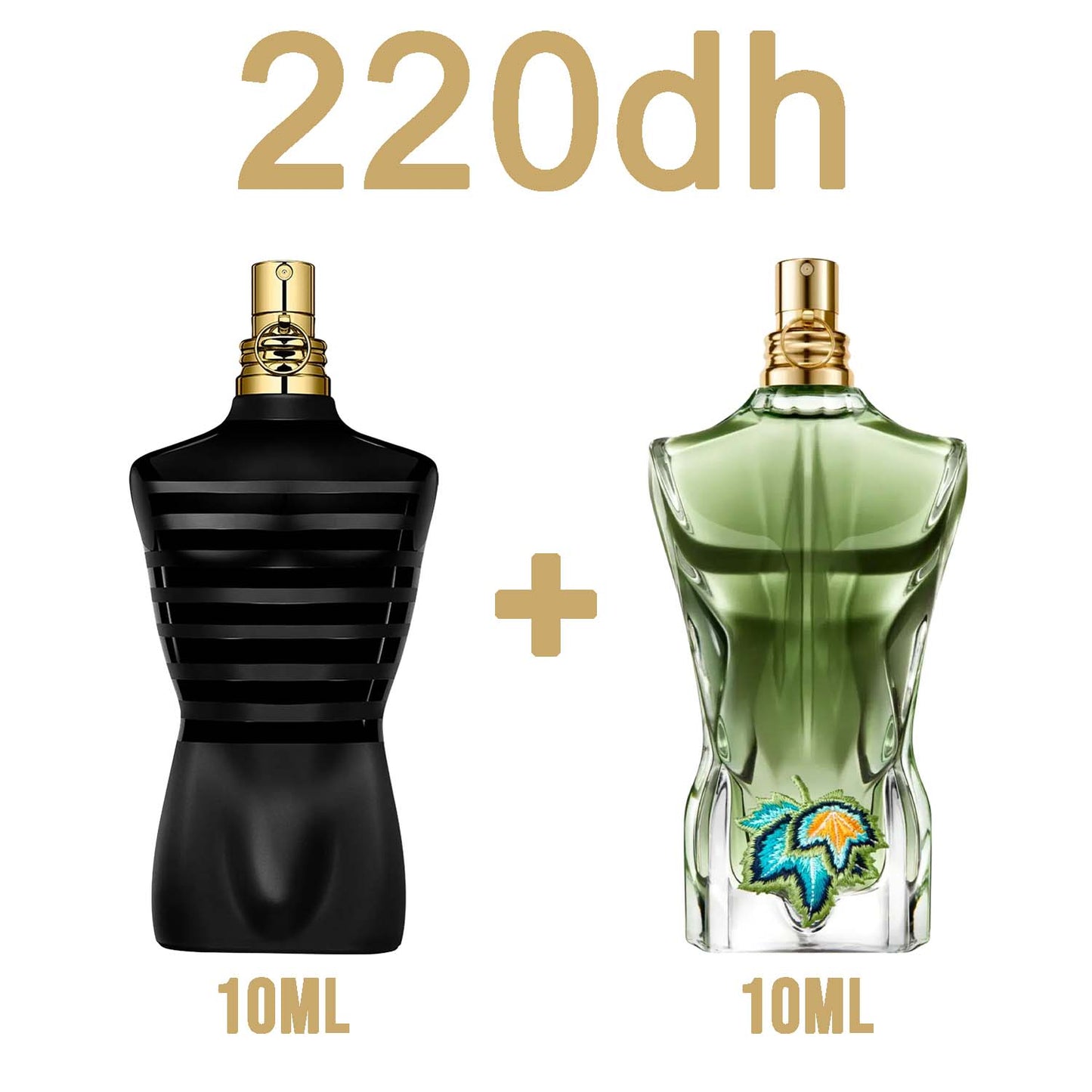LE MALE LE PARFUM 10ml + LE BEAU PARADISE GARDEN 10ml
